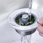 Kitchen Sink Drain Strainer and Stopper with 304 Stainless Steel Basket