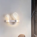 Swirl Wall Light Minimalism Acrylic Living Room LED Wall Lamp in Warm/White Light