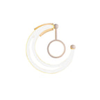 Nordic Style Half Moon Wall Lamp Acrylic Living Room LED Wall Light in Warm/White Light