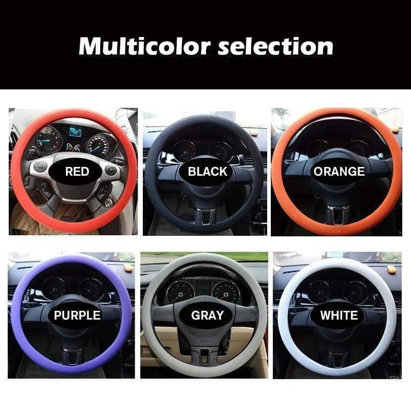 Cool non-slip silicone steering wheel cover