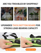 Foldable green shopping bag