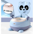 Potty chair for children in panda shape – Soft baby potty with PU seat