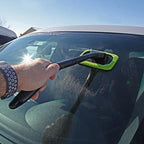 Microfiber cleaner with 2 reusable microfiber hoods