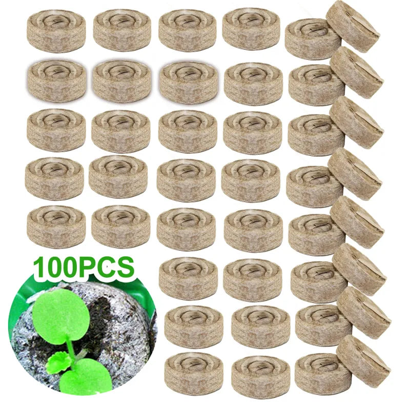 Coconut Fiber Peat Seedling Pellets – Starter for Seed Planting