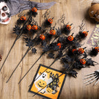 Halloween Decoration – Black Pumpkin Branch Ornament