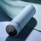 Stainless steel thermos with digital display