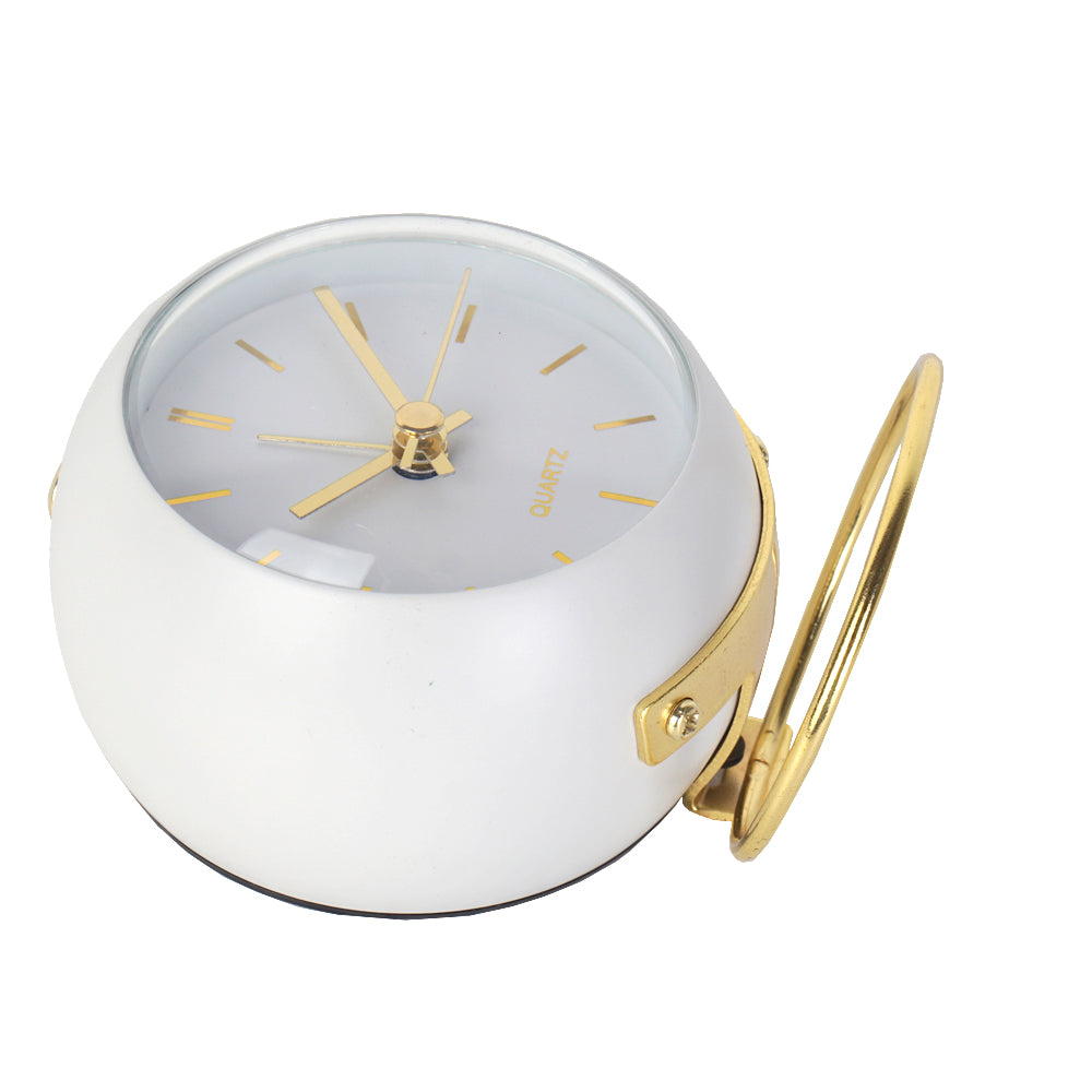 Minimalistic round table clock