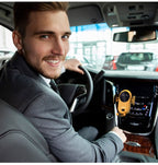 Intelligent wireless car sensor phone holder charger