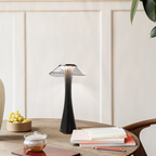 Elegant Wireless LED Table Lamp with Dimming Function | Battery Operated