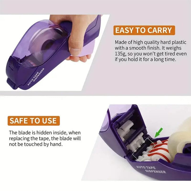 Automatic Tape Dispenser, All-inclusive Handheld Tape Cutter