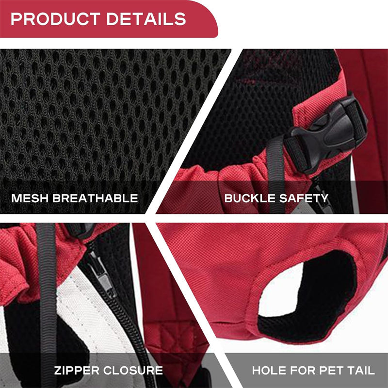 Portable backpack for dogs and cats on travels