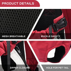 Portable backpack for dogs and cats on travels