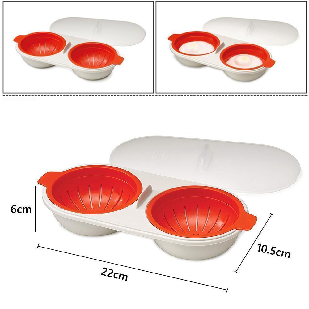 Double Microwave Egg Cooker
