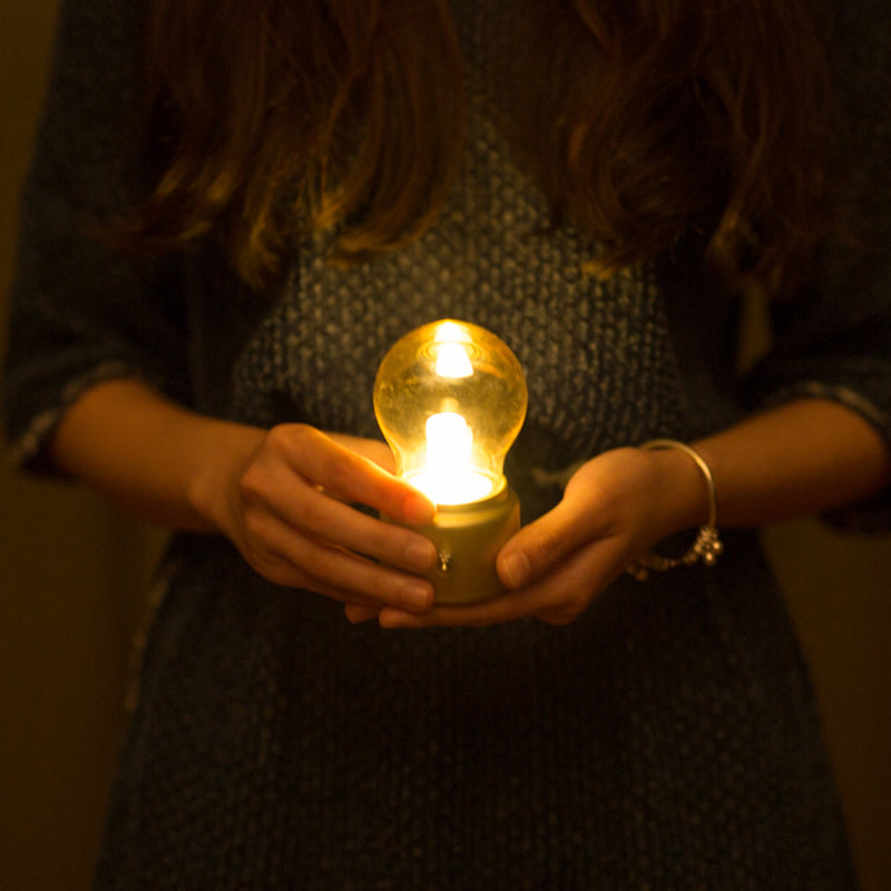 Vintage LED Bulb Shape Mini Lamp