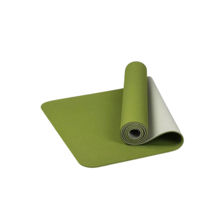 TPE Yoga Mat Non Slip Double Layer Exercise and Pilates Mat with Carry Bag