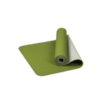 TPE Yoga Mat Non Slip Double Layer Exercise and Pilates Mat with Carry Bag