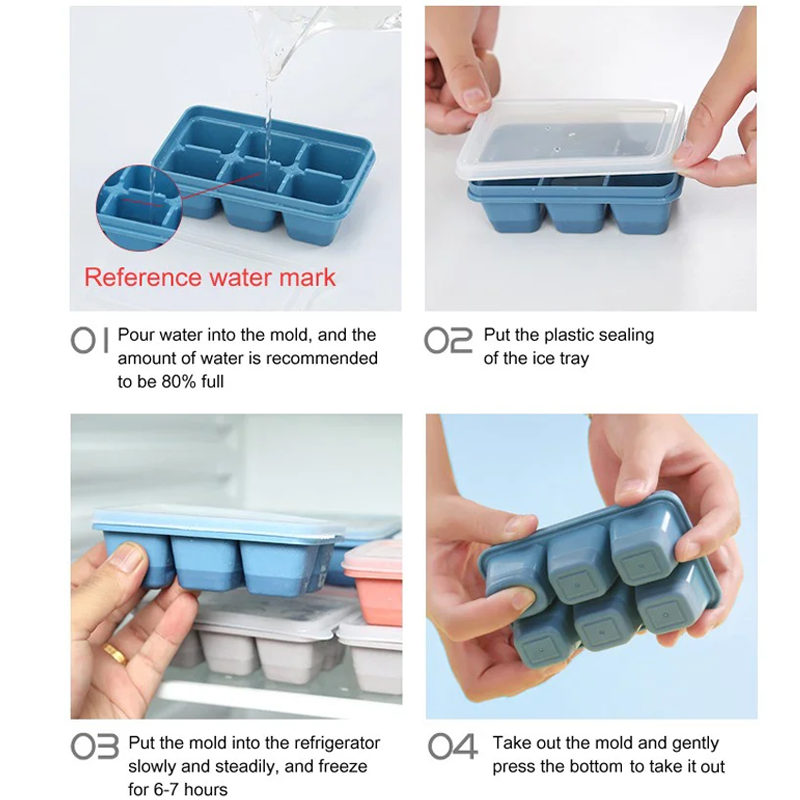 Mini Square Ice Cube Tray