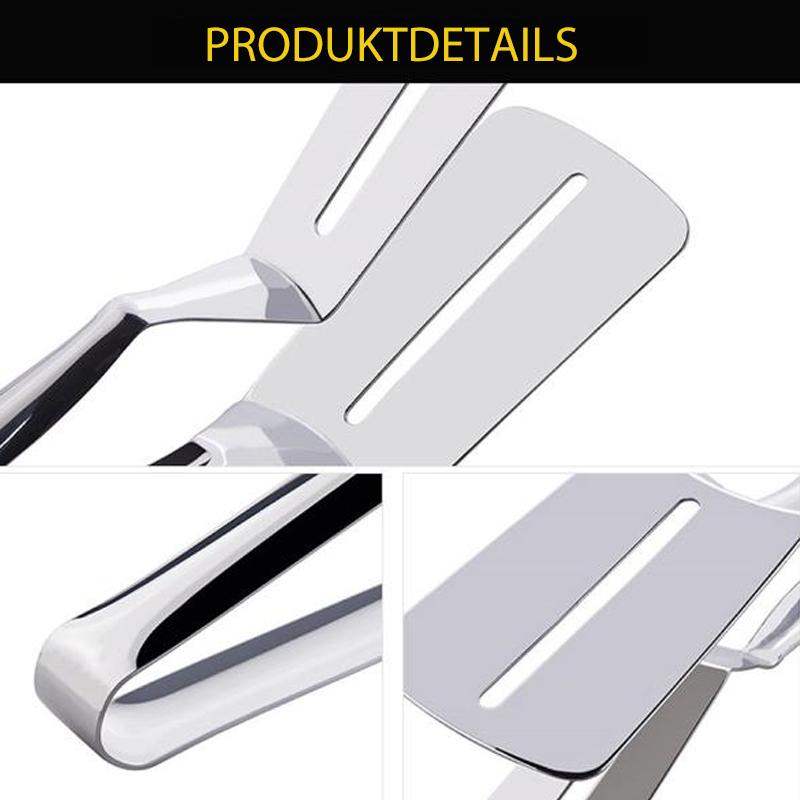 Double-sided shovel clamp made of stainless steel