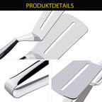 Double-sided shovel clamp made of stainless steel