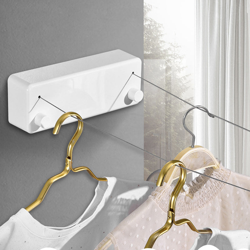 Retractable clothesline for indoors/outdoors