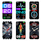 Smart Bracelet 3-Channel EKG Blood Pressure Blood Oxygen Blood Sugar Sleep Detection