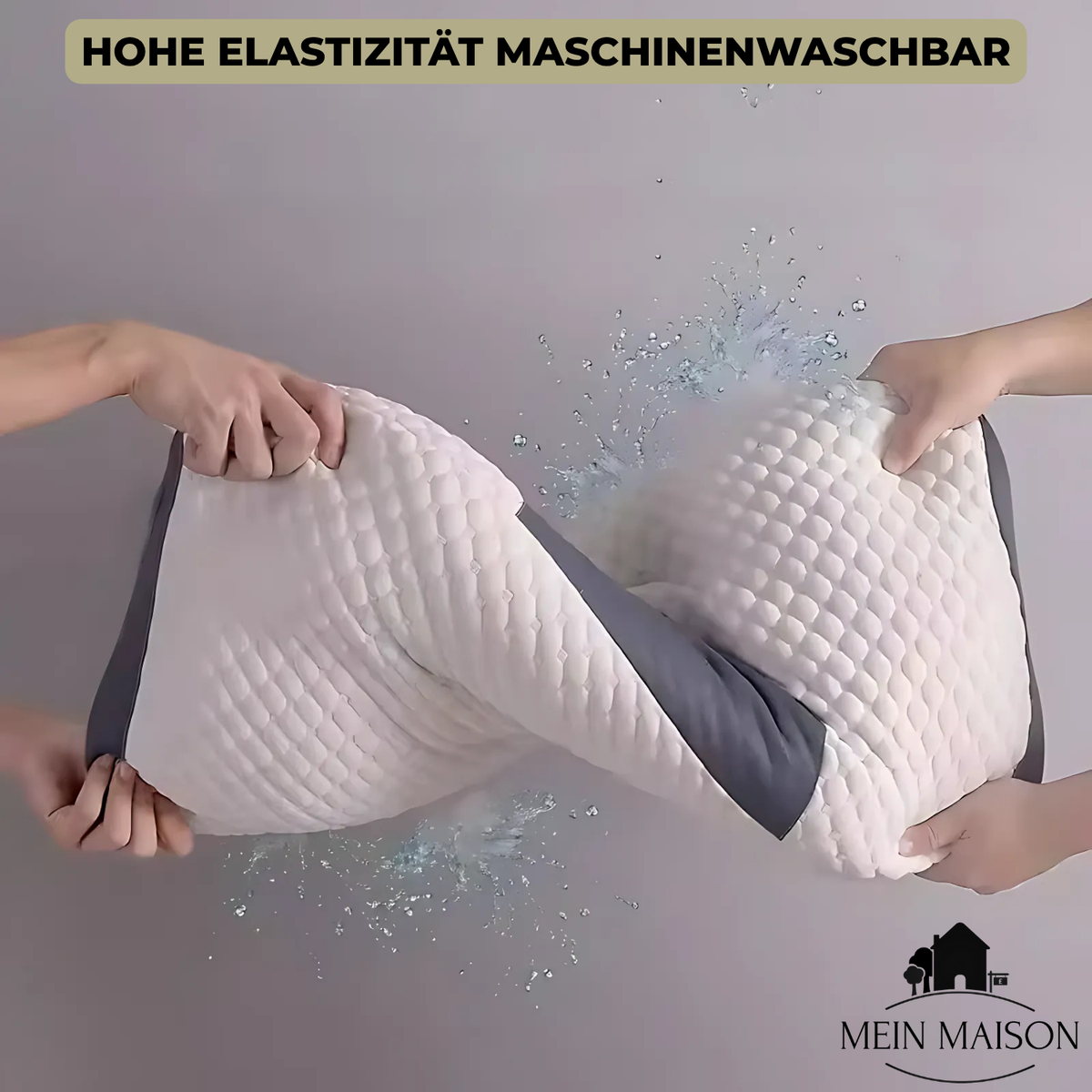 Ergonomic Neck Pillow Memory Foam Breathable Contour