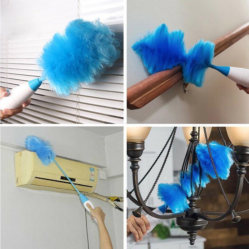 Hurricane Spinning Duster with 2 replaceable Brushes