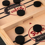 – Reversible Sling Puck Board Game Double-Sided for Family