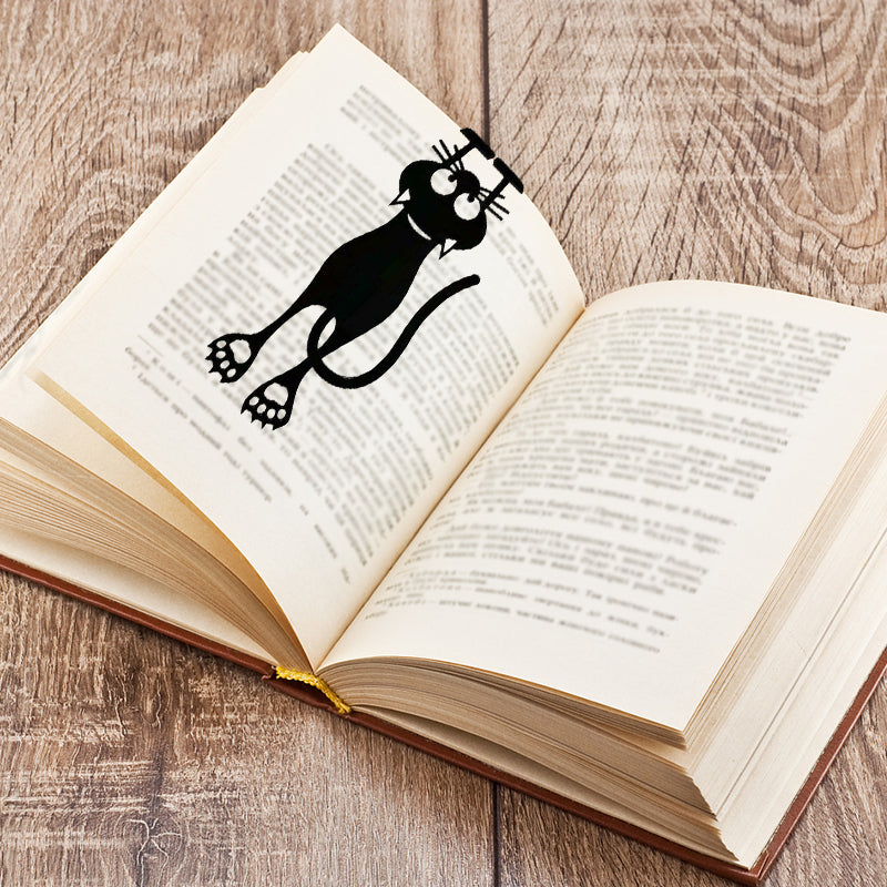 Neckline Black Cat Bookmark