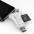 Ciaovie 4 in 1 Smartphone Card Reader