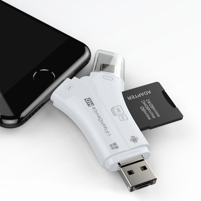 Ciaovie 4 in 1 Smartphone Card Reader