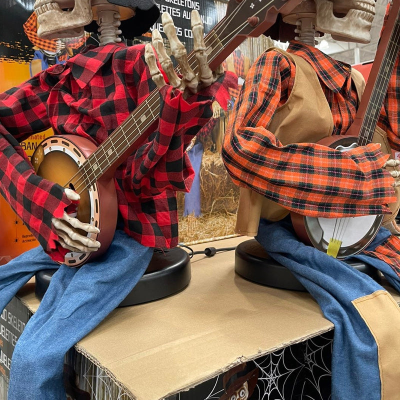 Animated Duel Banjo Skeletons S DrôLes