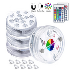 Underwater LED light with remote control – RGB multicolor pool lighting for bathrooms and ponds