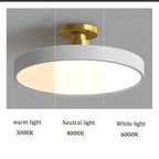 Modern LED Semi Flush Mount Ceiling Light | Energy-Saving. Durable Design for Hallway. Dining Room & Living Room