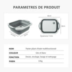 Ciaovie collapsible cutting board with dish container
