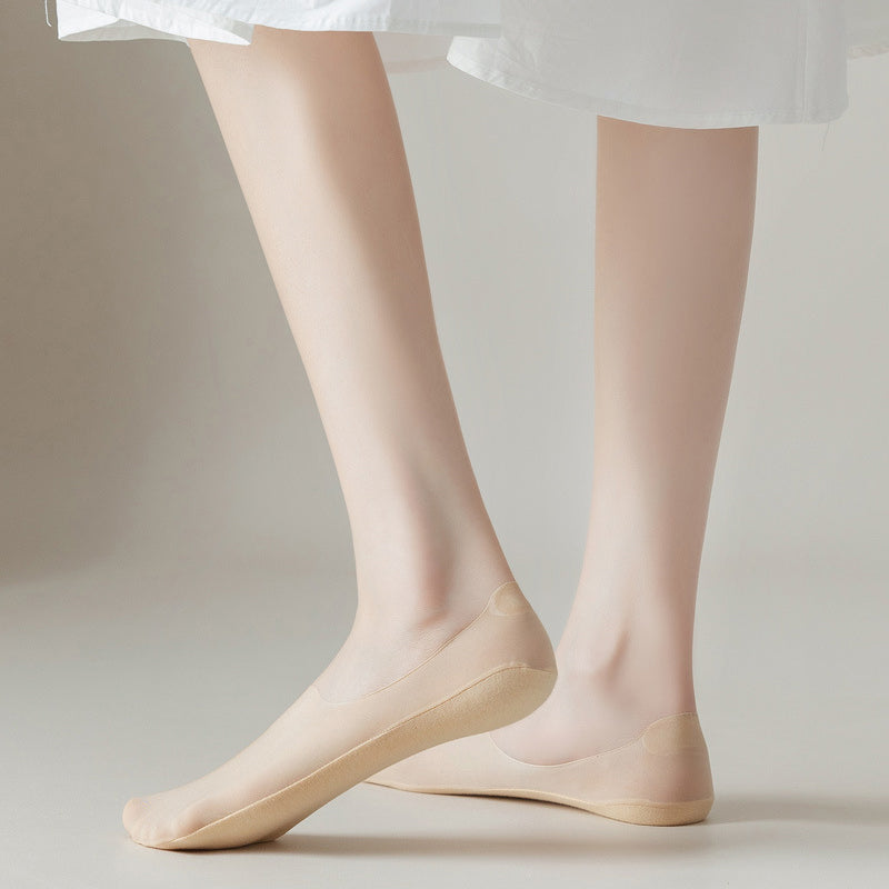 Invisible Breathable Socks made of Ice Silk