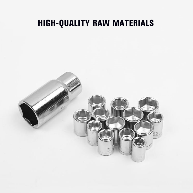 Socket tool set for bicycle or car repair