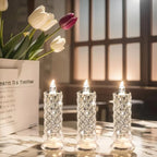 Crystal Rose Candle Holder - Romantic charm without being messy