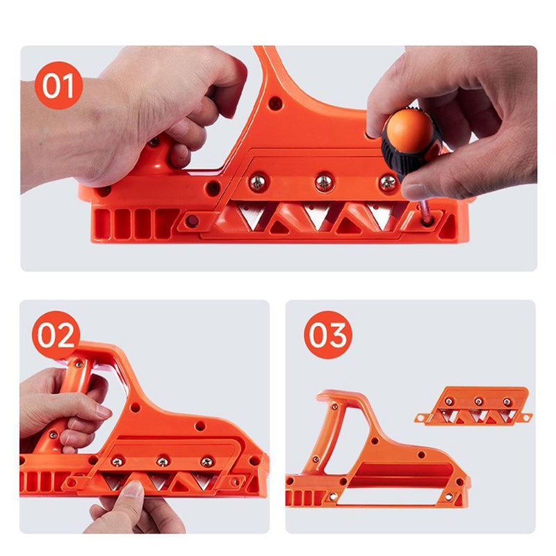 Hand planer drywall cutter