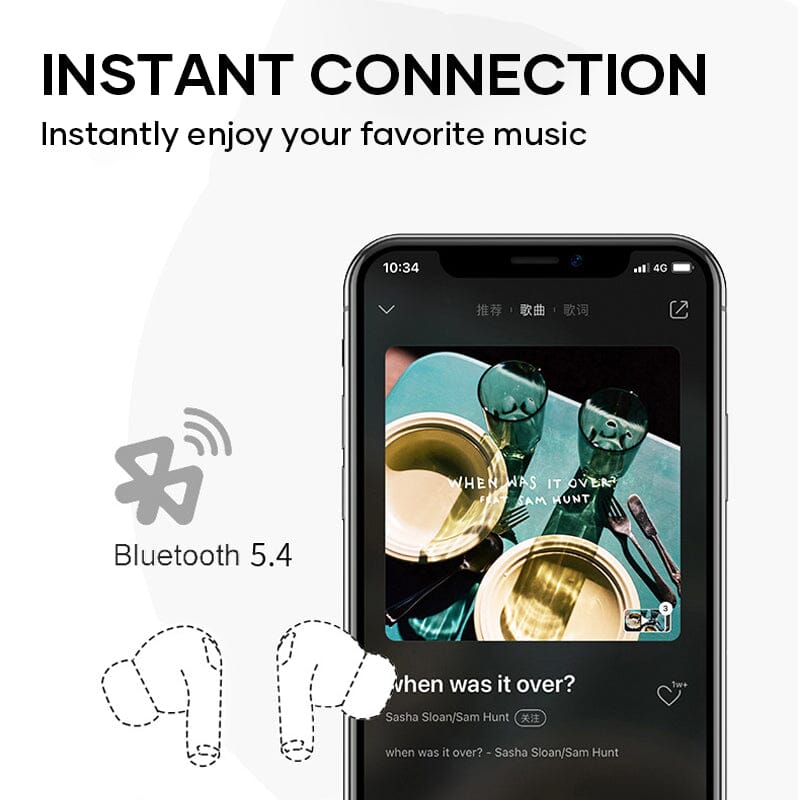 Noise-Cancelling Bluetooth Earbuds