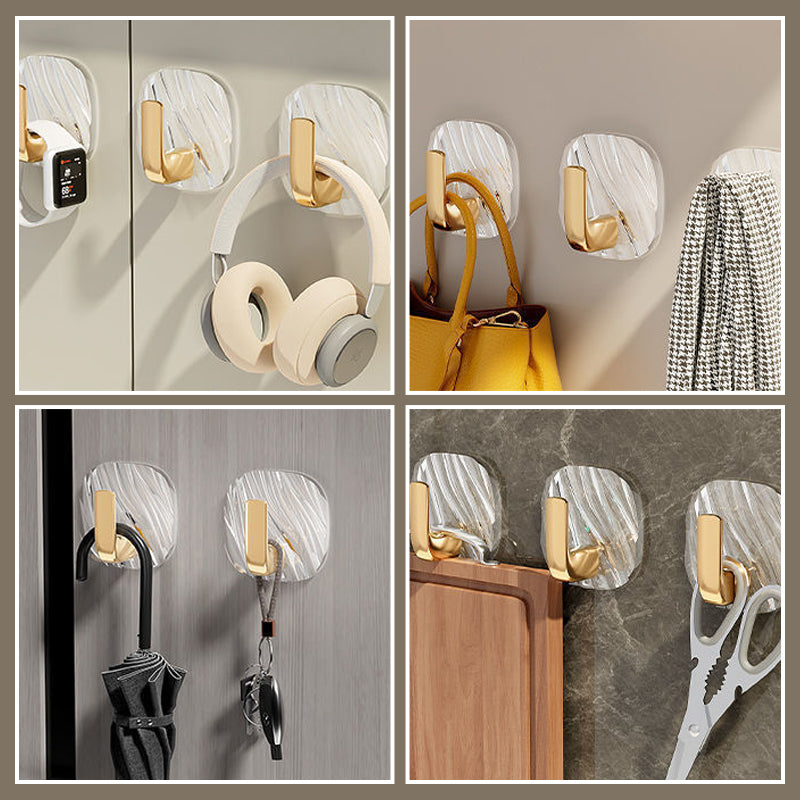 Transparent Acrylic Adhesive Wall Hook Exquisite Punch-Free Hook
