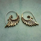 Vintage Peacock Tassel Earrings