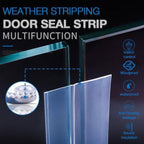 Silicone Door and Window Sealing Strip, 5 m