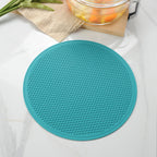 Multi-purpose silicone microwave mat