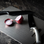 Medical Grade Titanium Cutting Board | Durable, Non-porous Surface for Safe Food Preparation & Kitchen Use