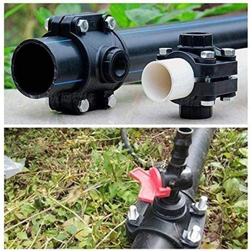 Clamp saddle drain valve