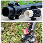 Clamp saddle drain valve
