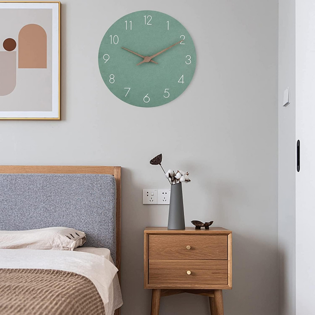 Large Wall Clock Wood Modern | Minimalistic Wall Design
