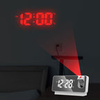 Digital Projection Alarm Clock for Wall or Ceiling Display