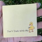 Funny Cheeky Duck Sticky Notes